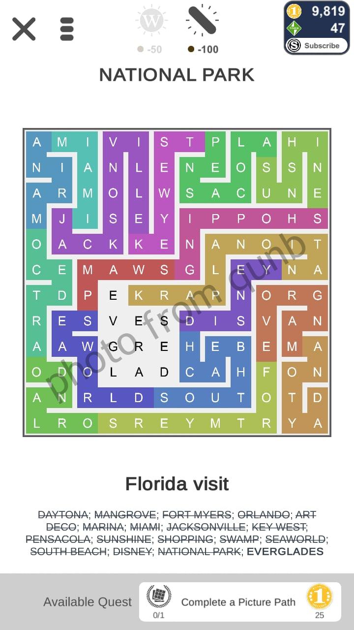 Puzzle Page Word Snake November 9 2019 Solutions » Qunb