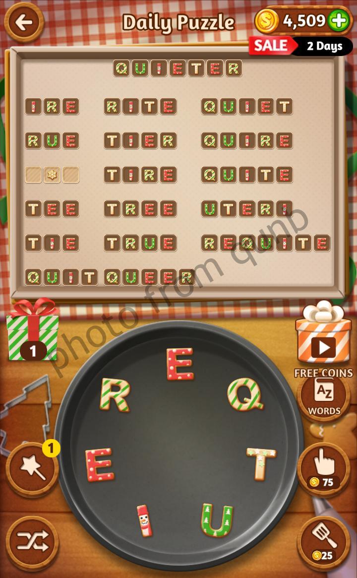 Word Cookies Daily December 23 2019 Answers » Qunb