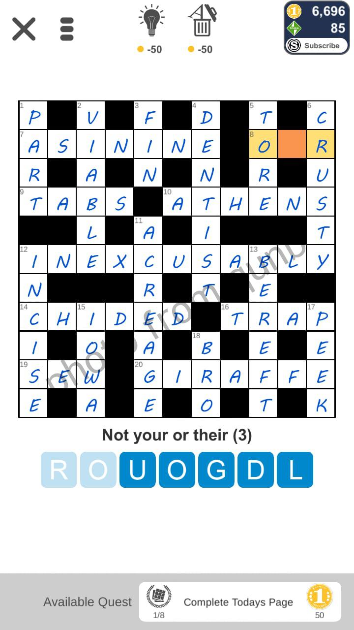 Puzzle Page Crossword January 13 2020 Answers (All in one page) » Qunb