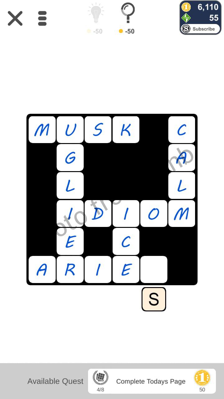 Puzzle Page Word Slide January 9 2020 Solutions » Qunb