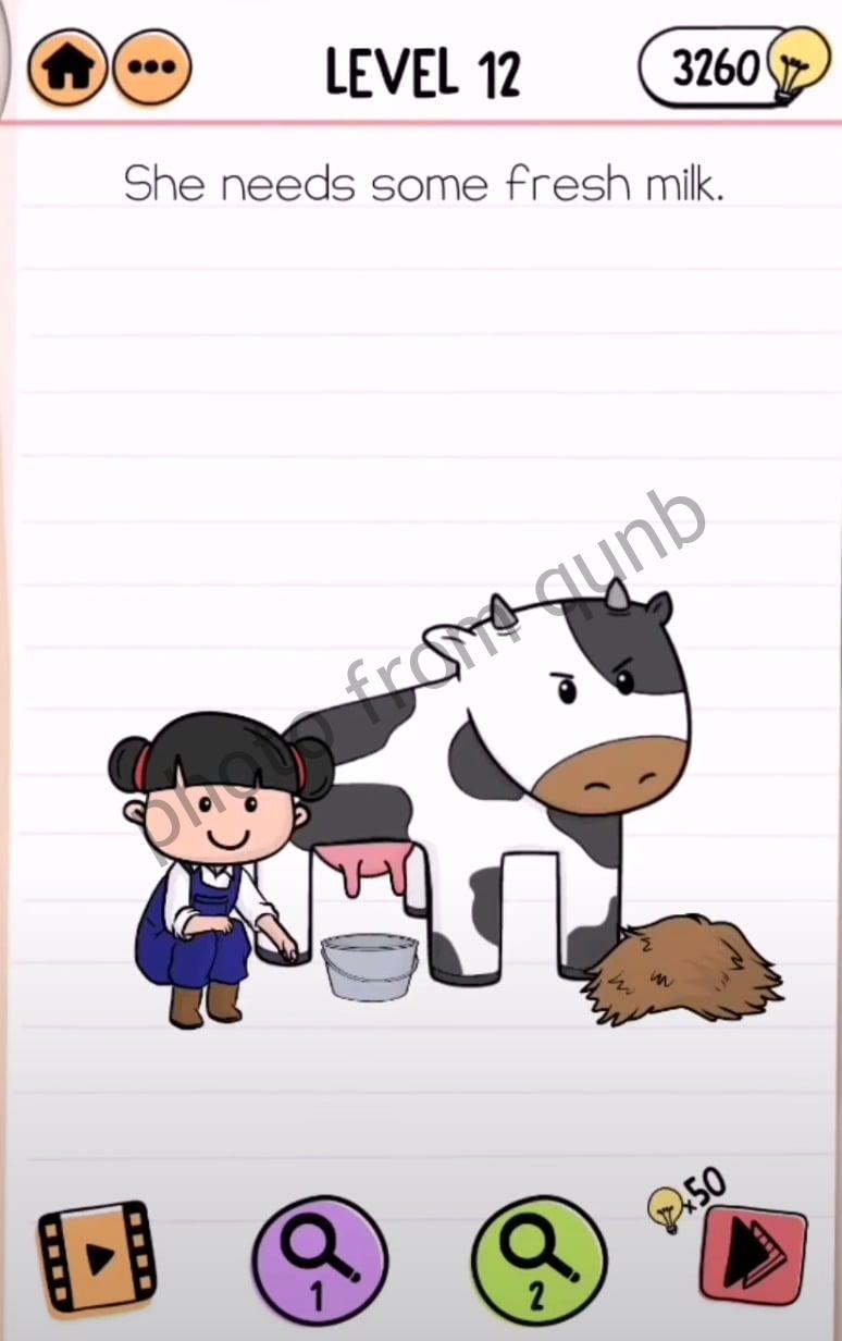 Brain Test 2 Level 12 » Qunb