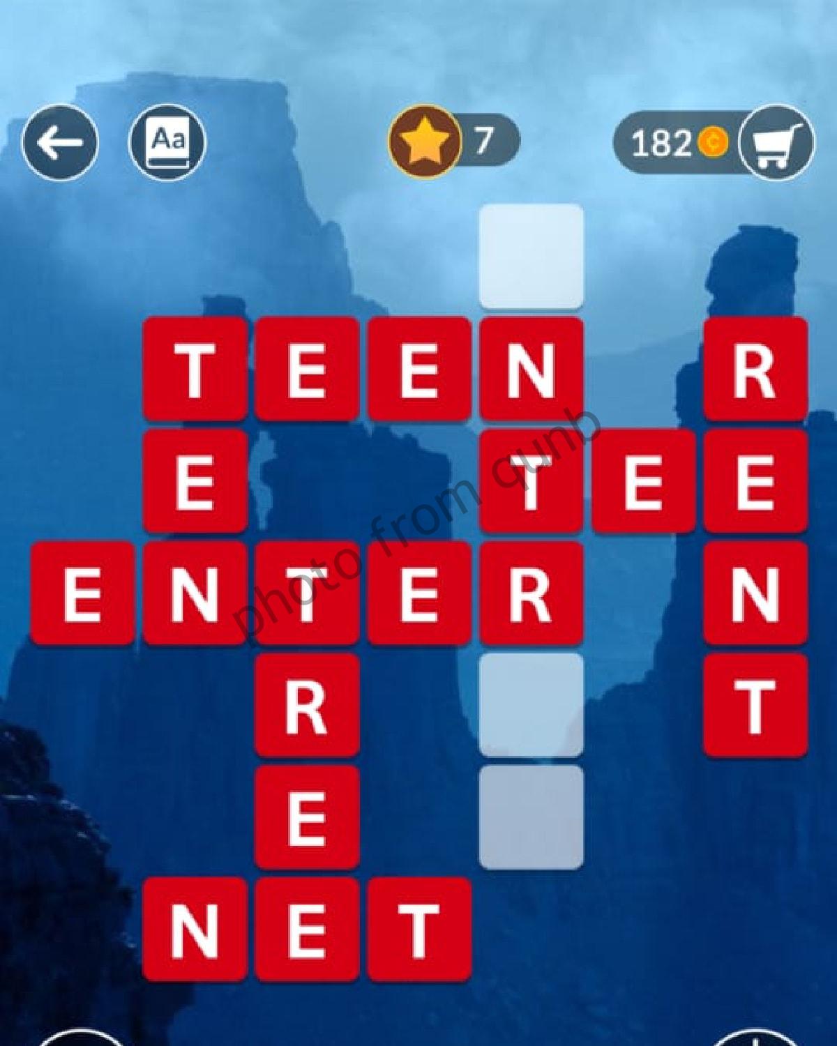 Wordscapes Level 141 Cliff 13 Answers » Qunb