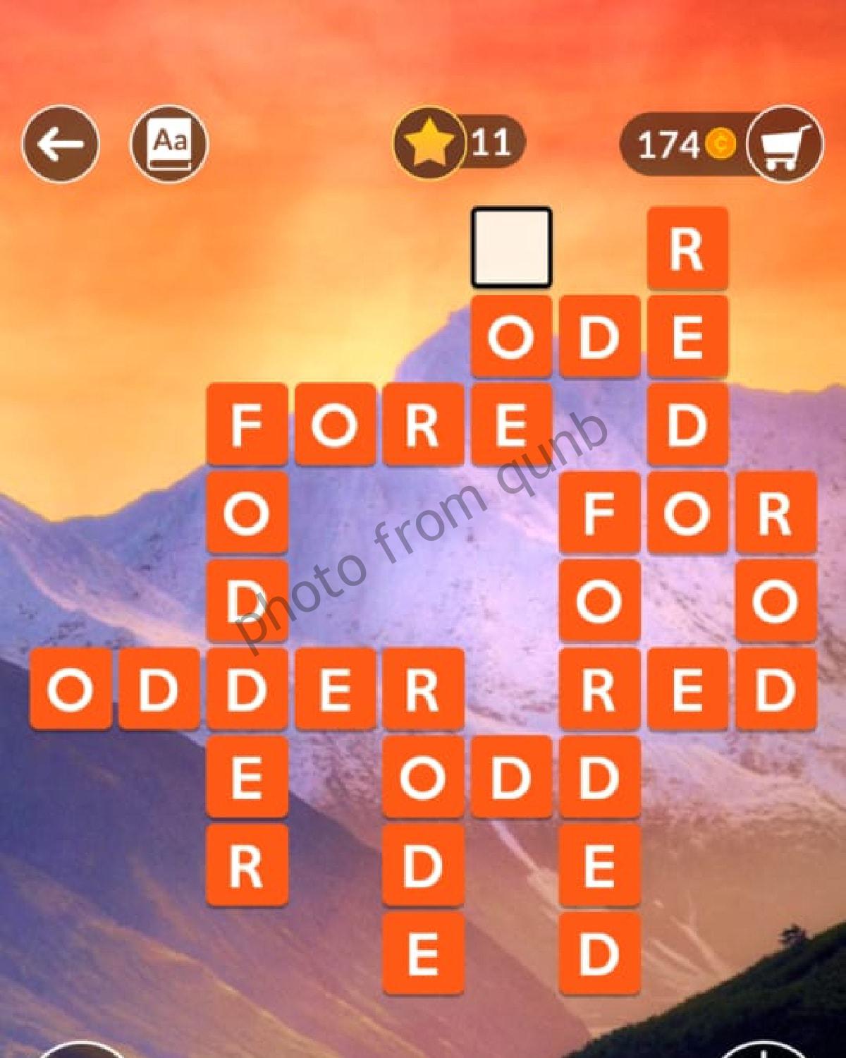 Wordscapes Level 175 Wind 15 Answers » Qunb