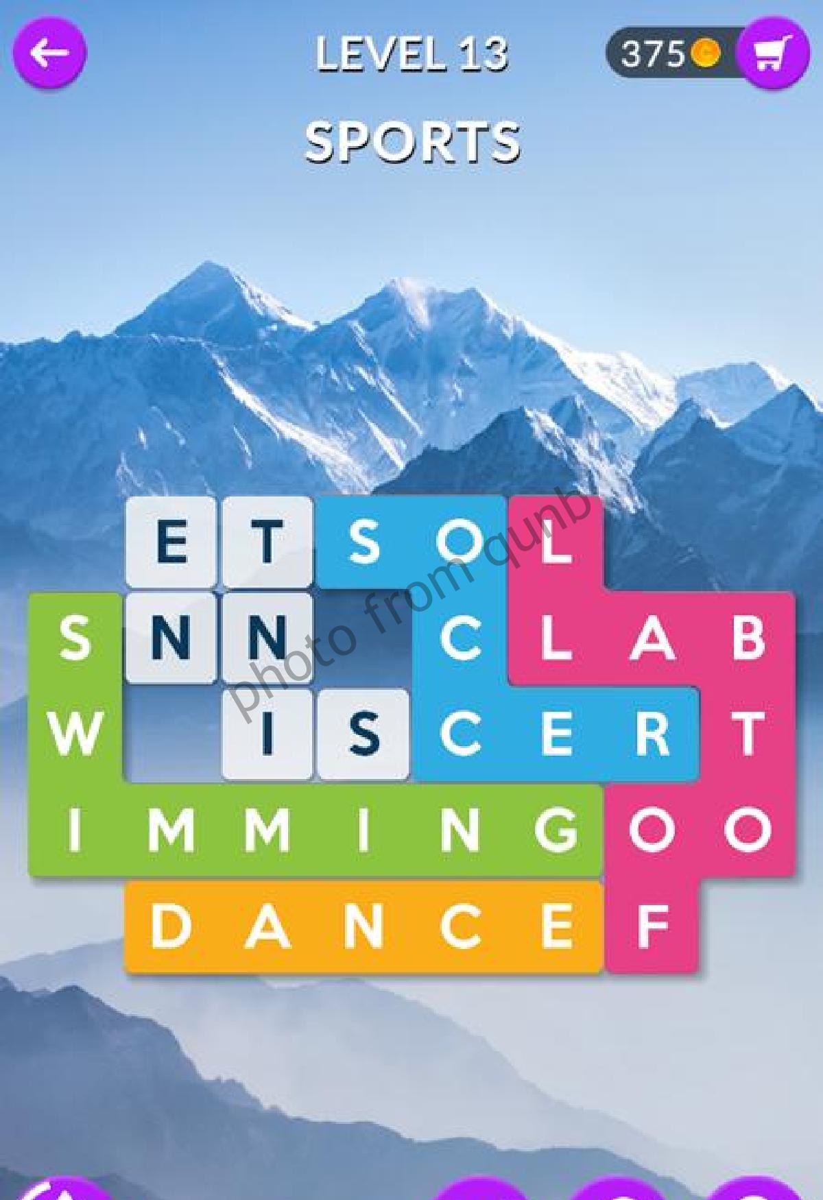 Word Shapes Answers Level 13 » Qunb