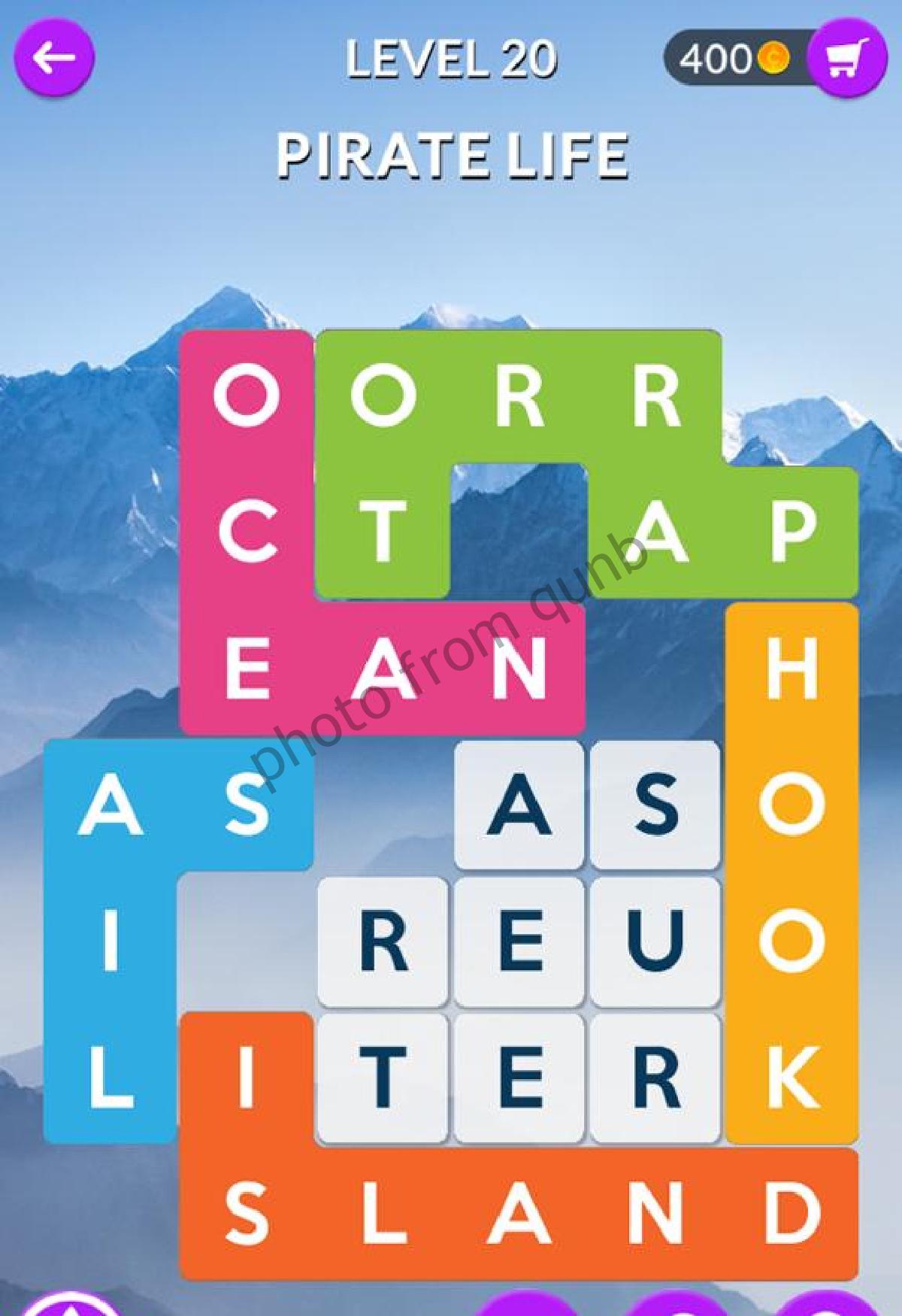 Word Shapes Answers Level 20 » qunb