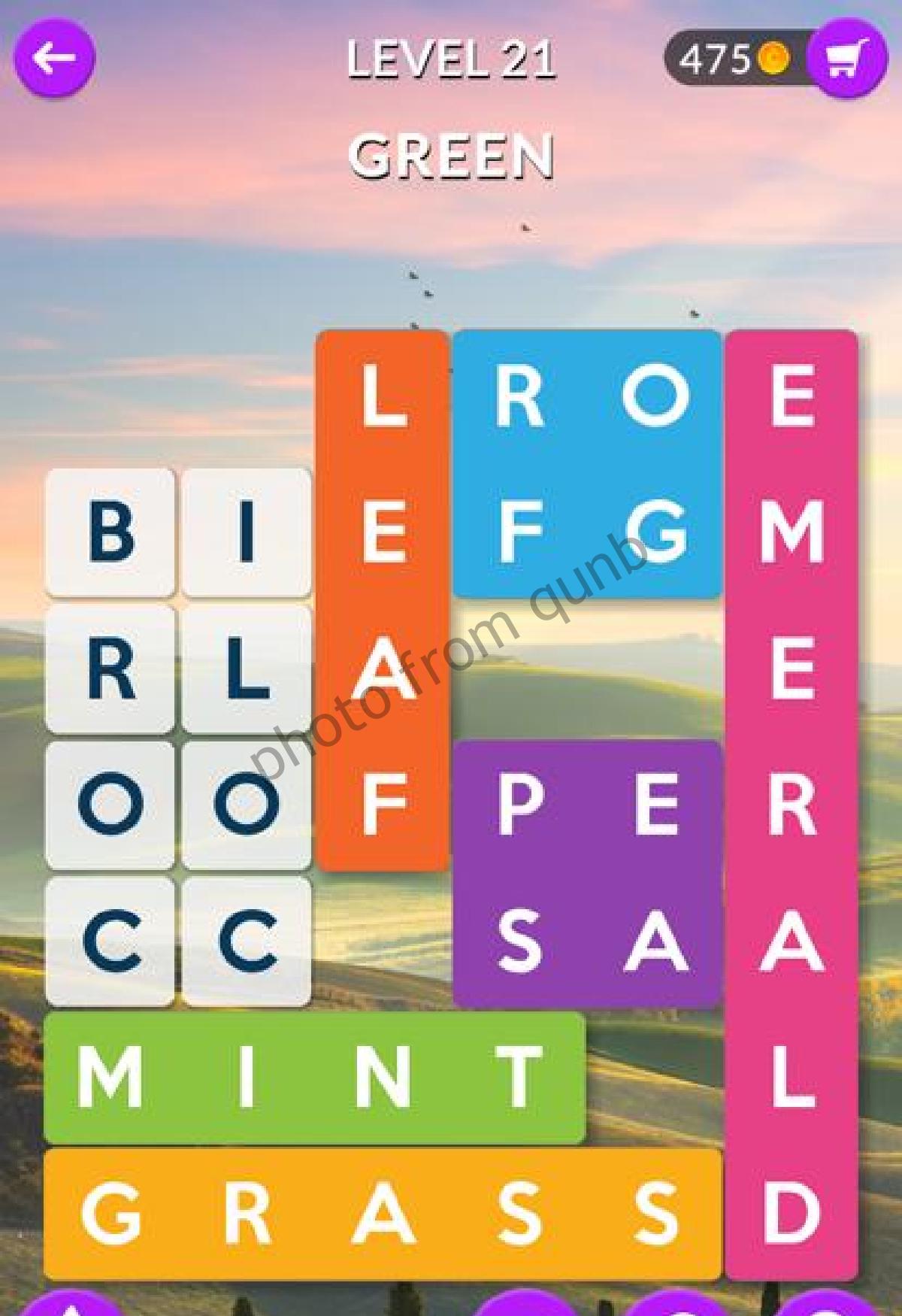 Word Shapes Answers Level 21 » Qunb