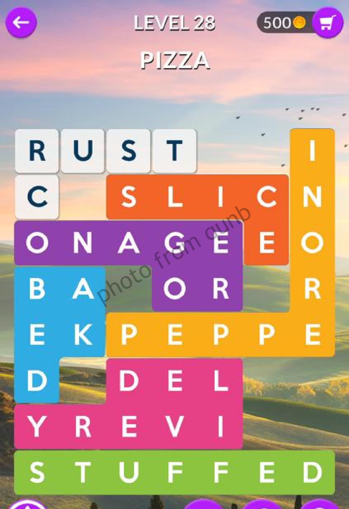 Word Shapes Answers Level 28 » Qunb
