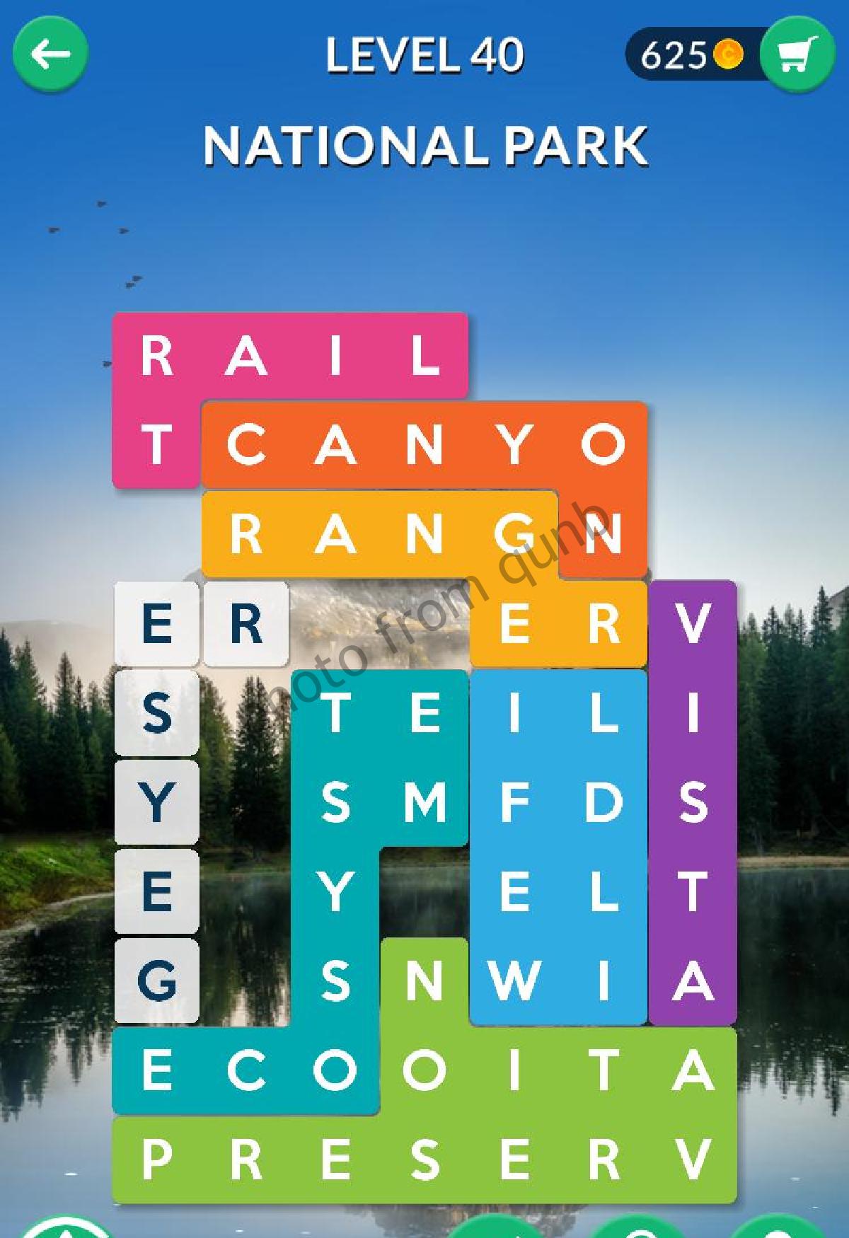 Word Shapes Answers Level 40 » Qunb