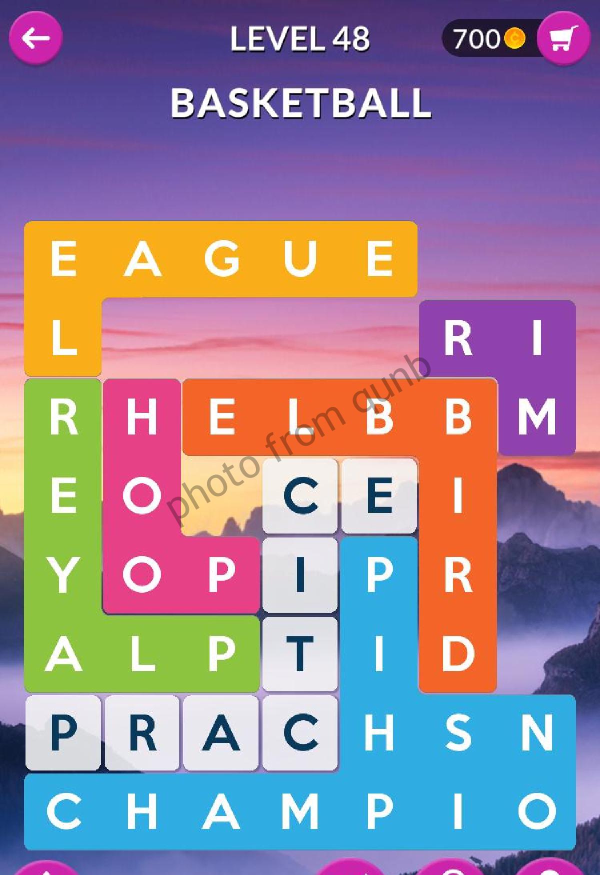 Word Shapes Answers Level 48 » qunb