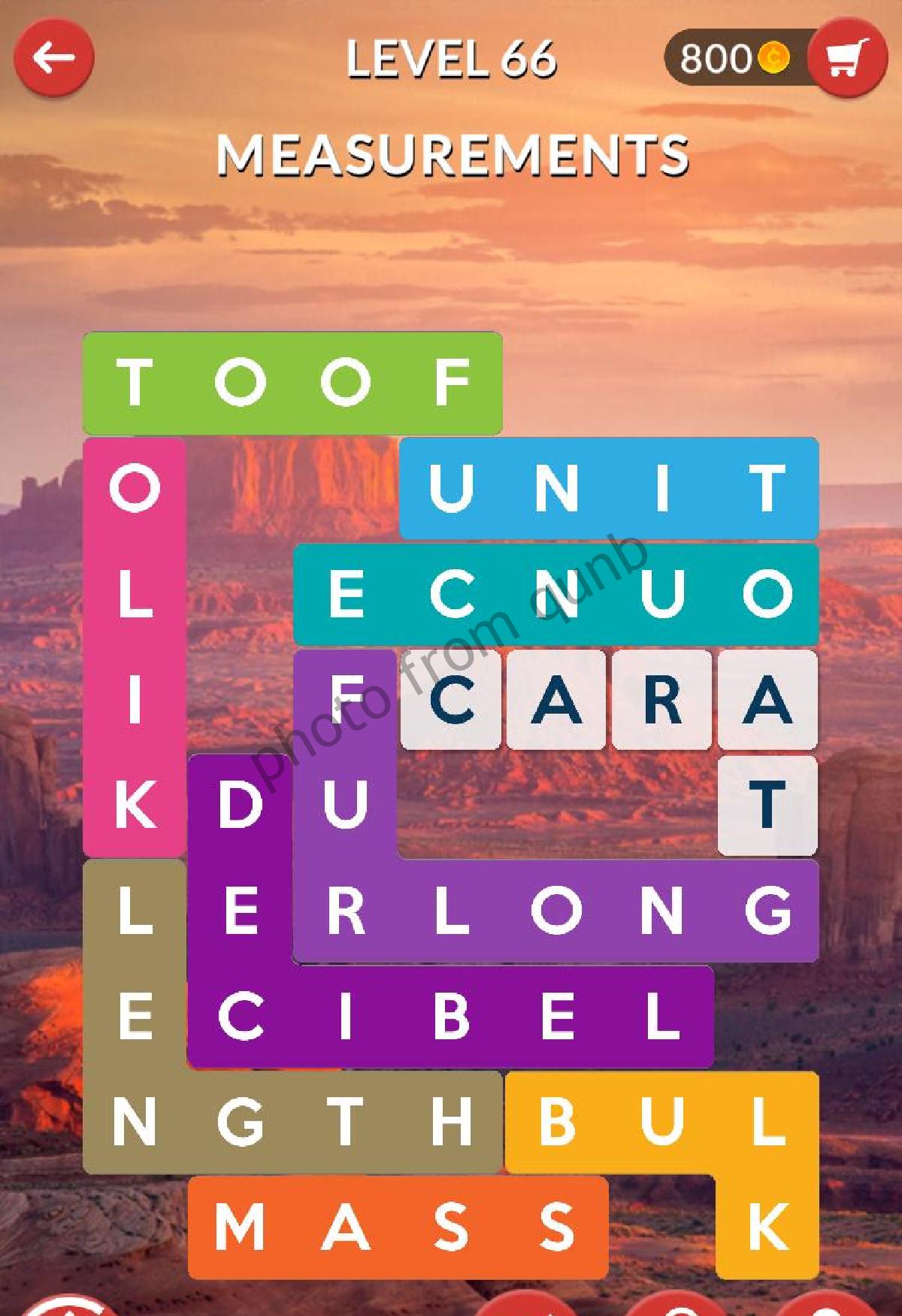 Word Shapes Answers Level 66 » Qunb