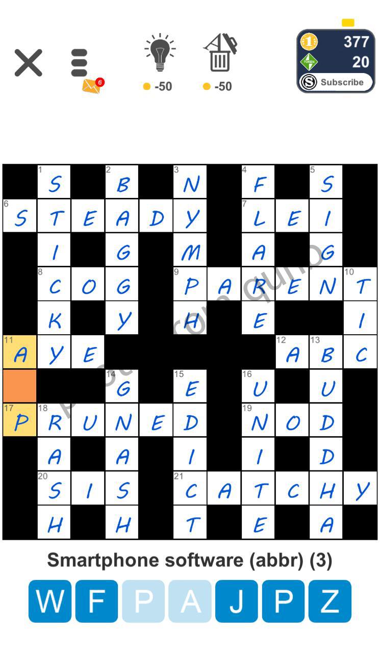 Daily Crossword App Answers crossword lover