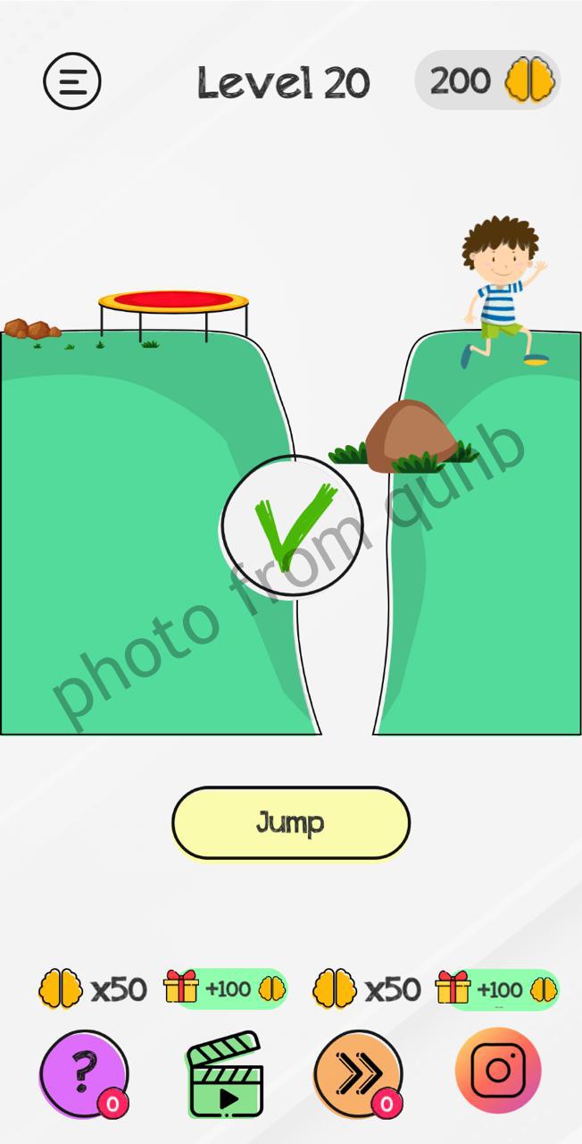 Braindom Level 20 Answers and Solutions » Qunb