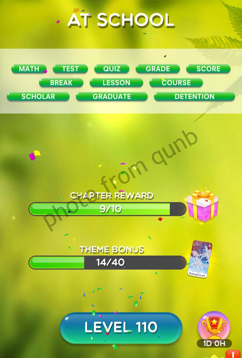 Word Crush Level 109 » qunb