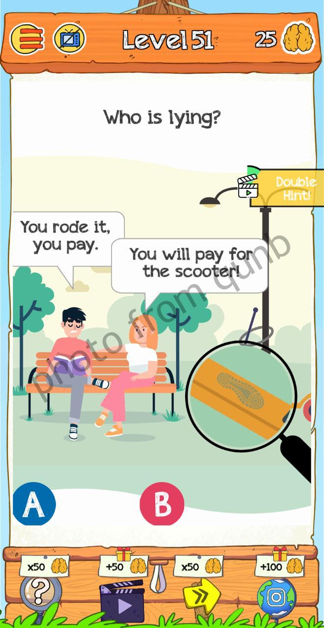 Braindom Riddle Level 51 » qunb