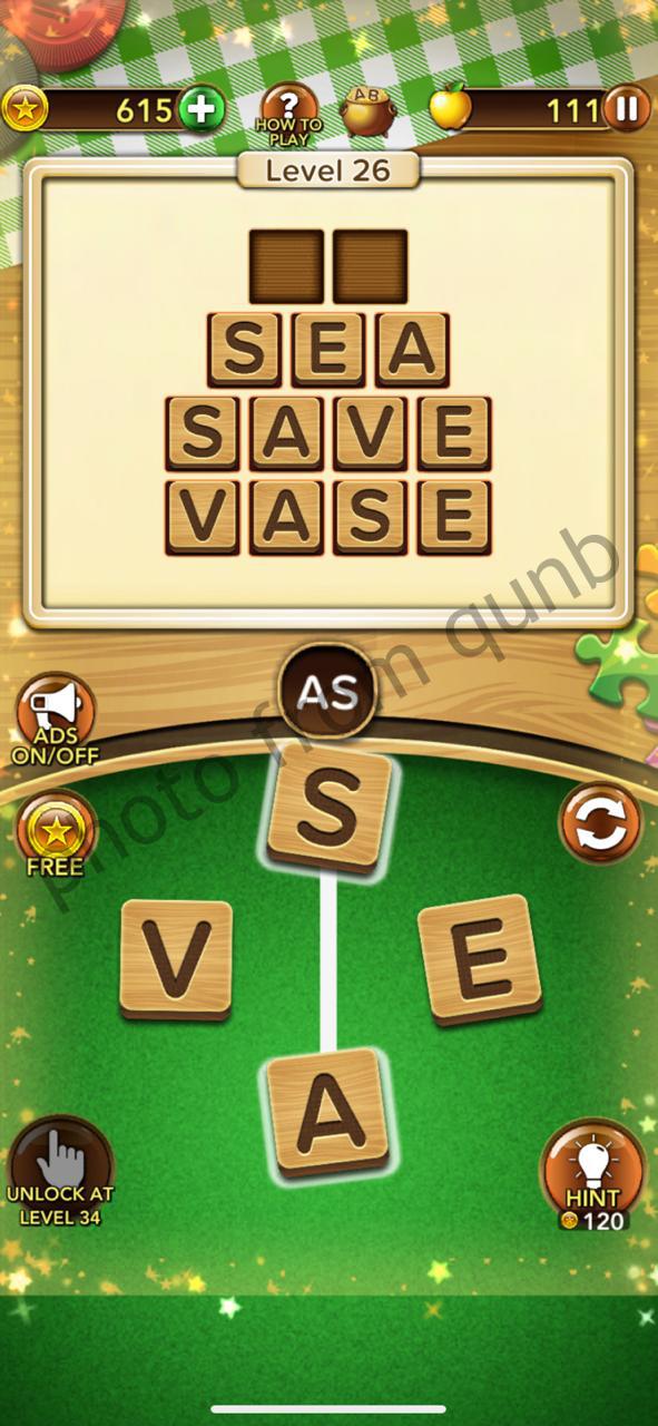 Word Collect Level 26 » Qunb