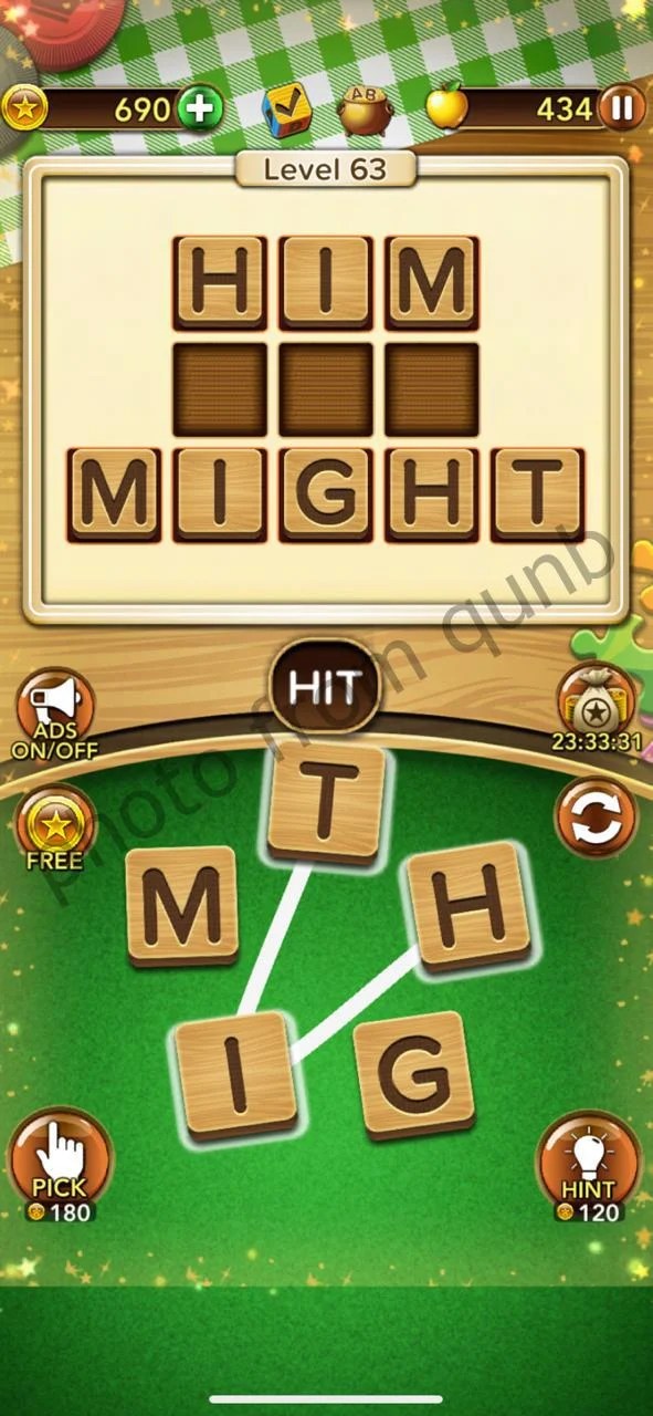 Word Collect Level 63 Answers and Cheats