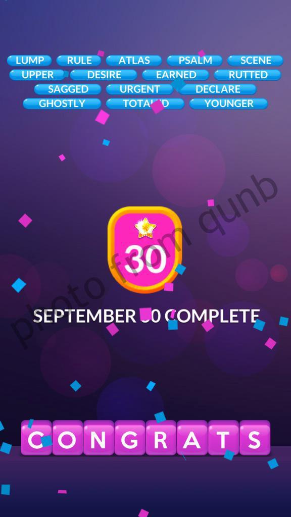 Word Stacks September 30 2020 Daily Answers