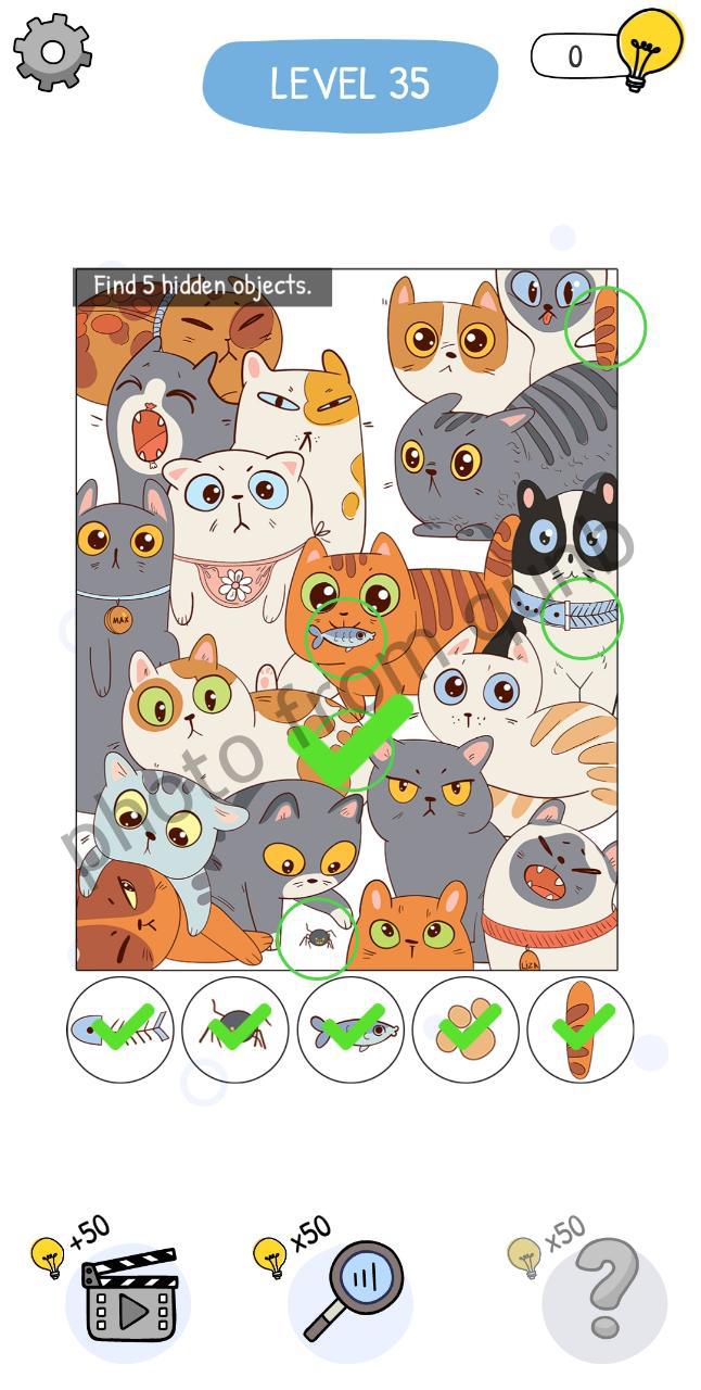 Who is Level 35 Find 5 hidden objects Answers and Solutions » Qunb