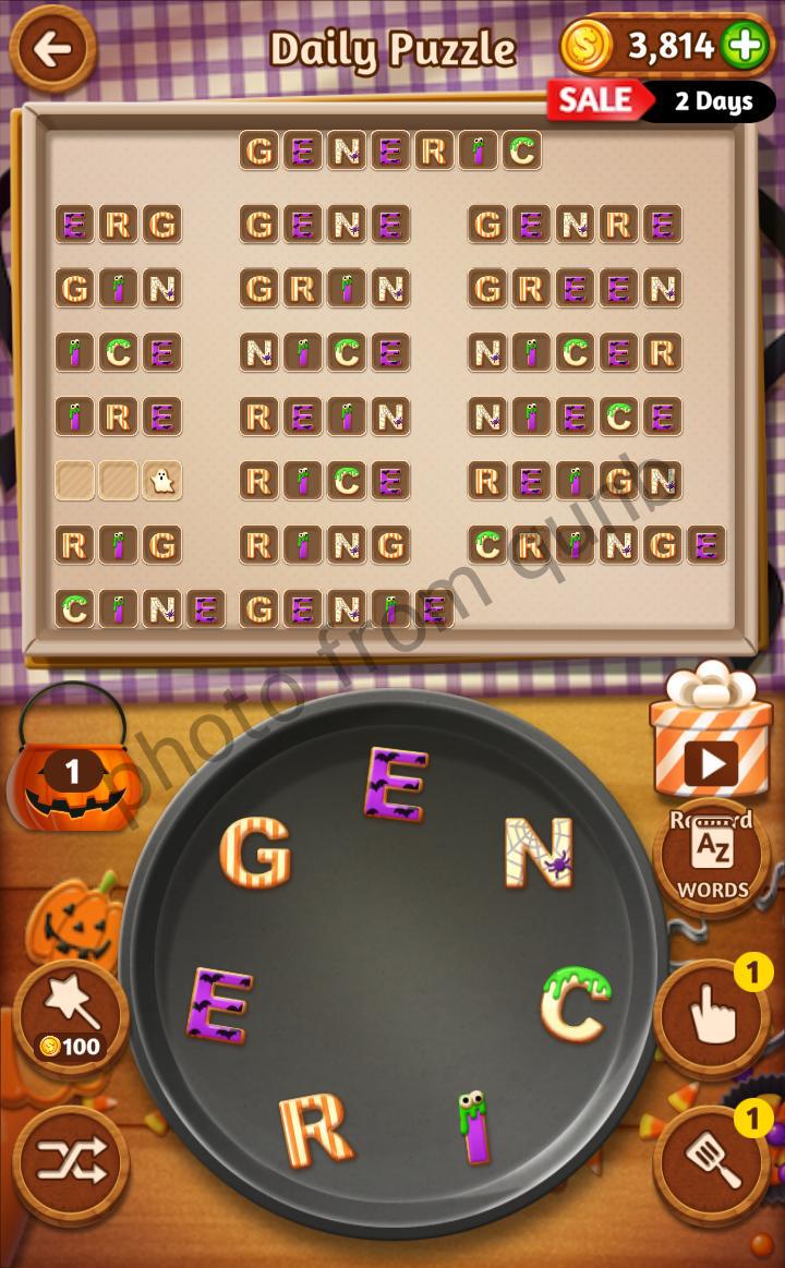 Word Cookies Daily October 29 2020 Answers » Qunb