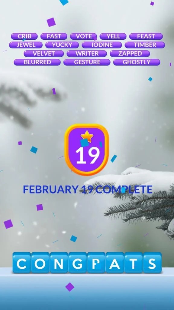 Word Stacks February 19 2021 Daily Answers