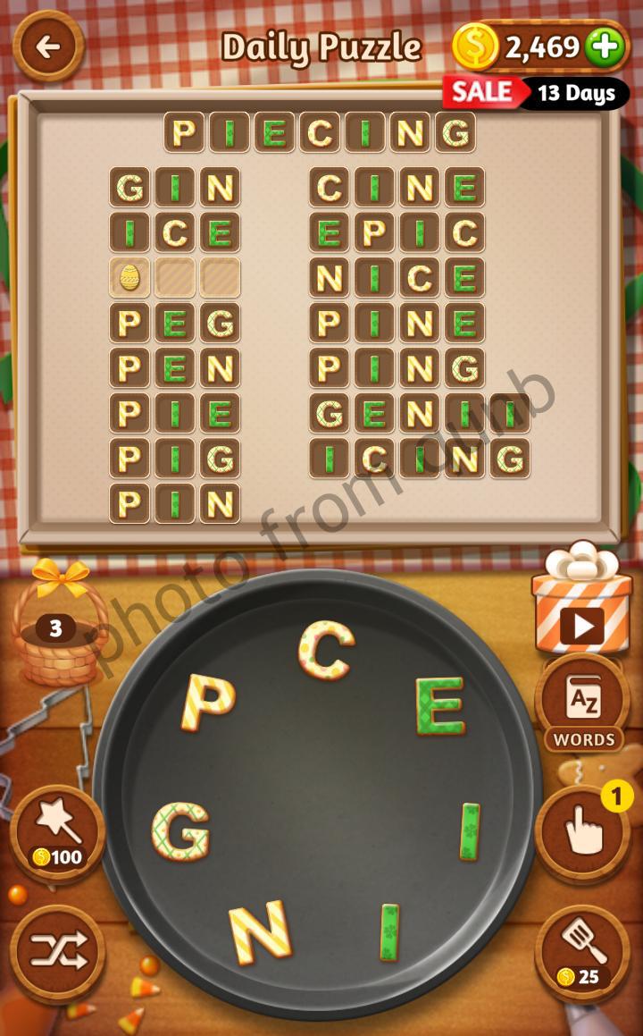 Word Cookies March 22 » Qunb