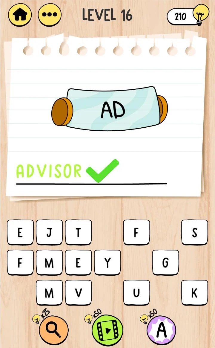 Brain Test Tricky Words Level 16 Answer » qunb