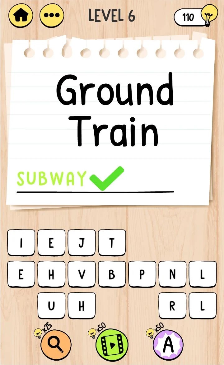 Brain Test Tricky Words Level 6 Answer » Qunb