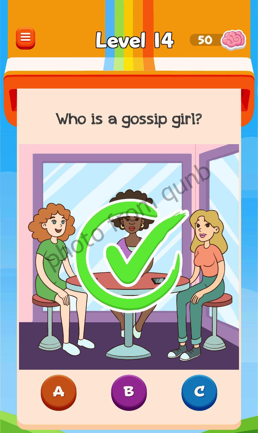 Braindom 3 Level 14 Who is a gossip girl Answers » qunb