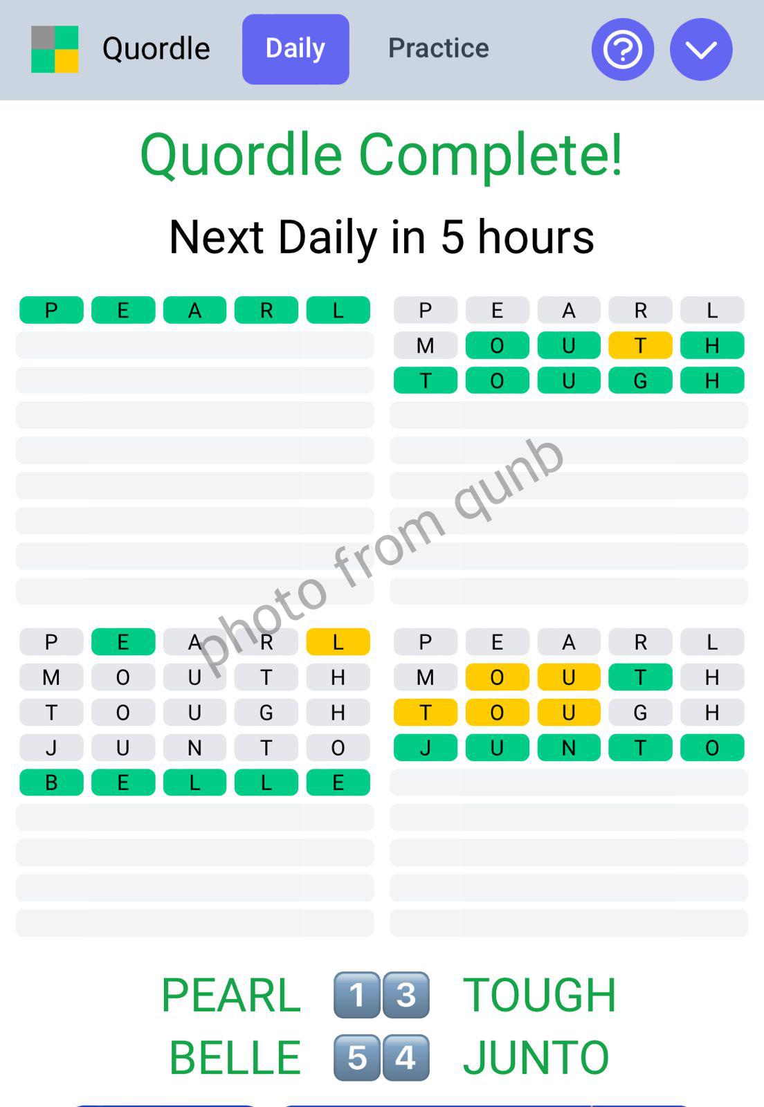 Quordle February 26 2022 » Qunb
