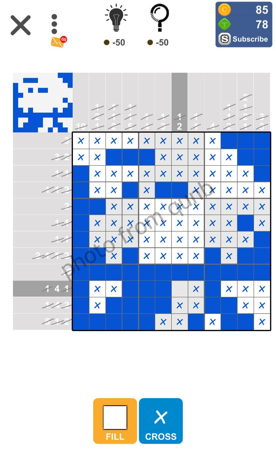 Puzzle Page Picture Cross March 25 » Qunb