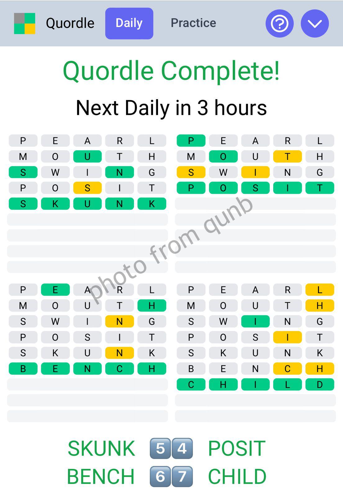 Quordle March 25 » Qunb