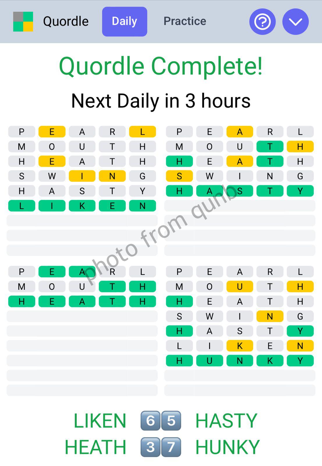 Quordle March 5 2022 » Qunb