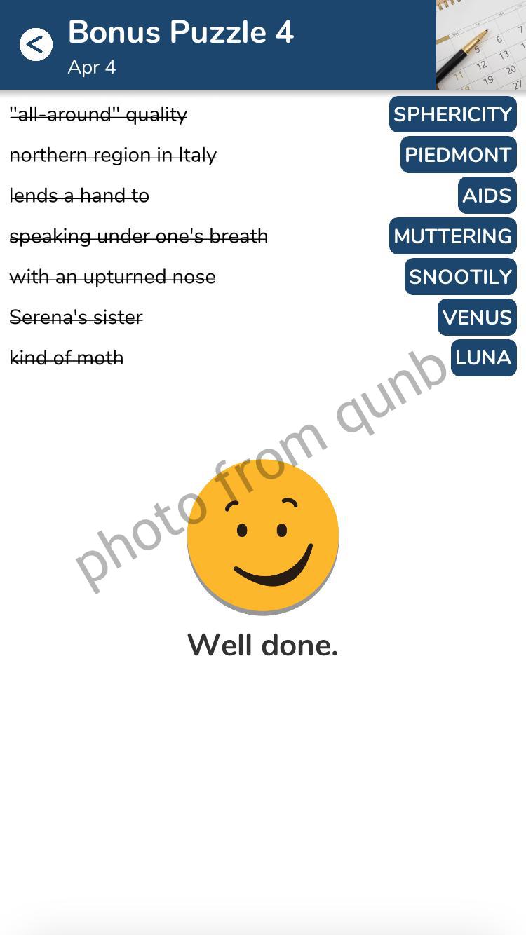 7 Little Words April 4 2022 Answers all in one Page