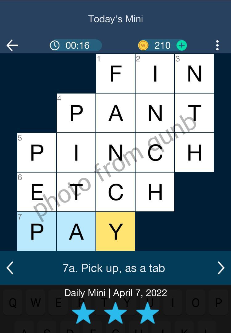Daily Themed Mini Crossword April 7 2022 Answers » qunb