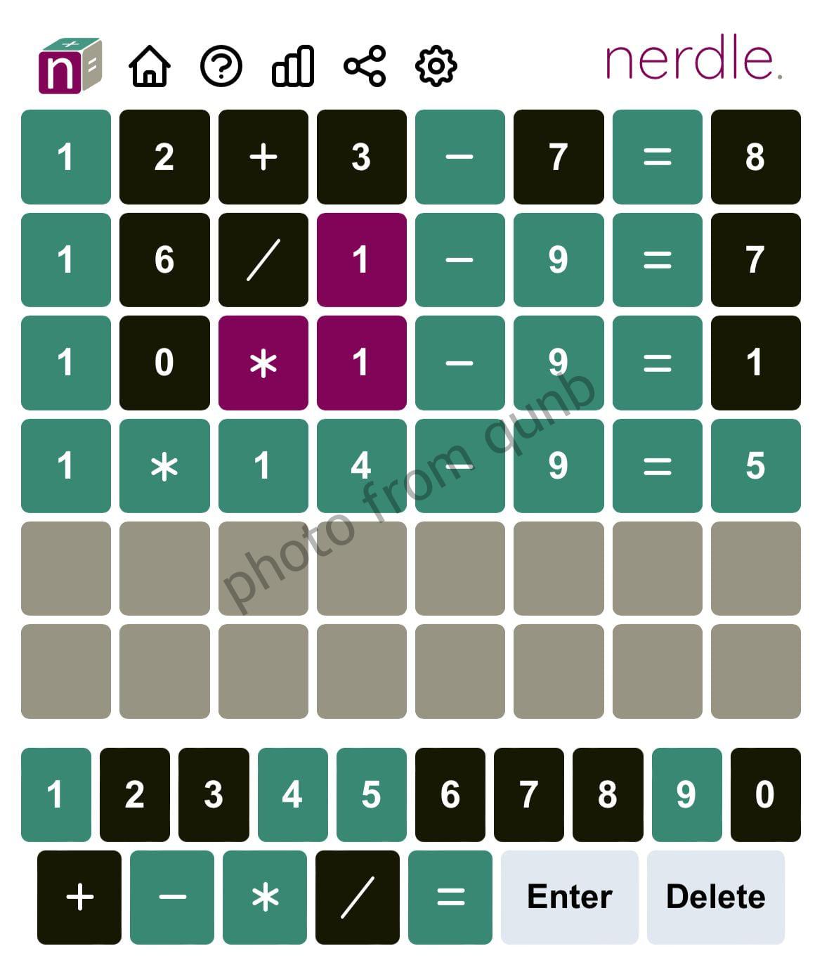 Nerdle April 5 2022 Solution » qunb