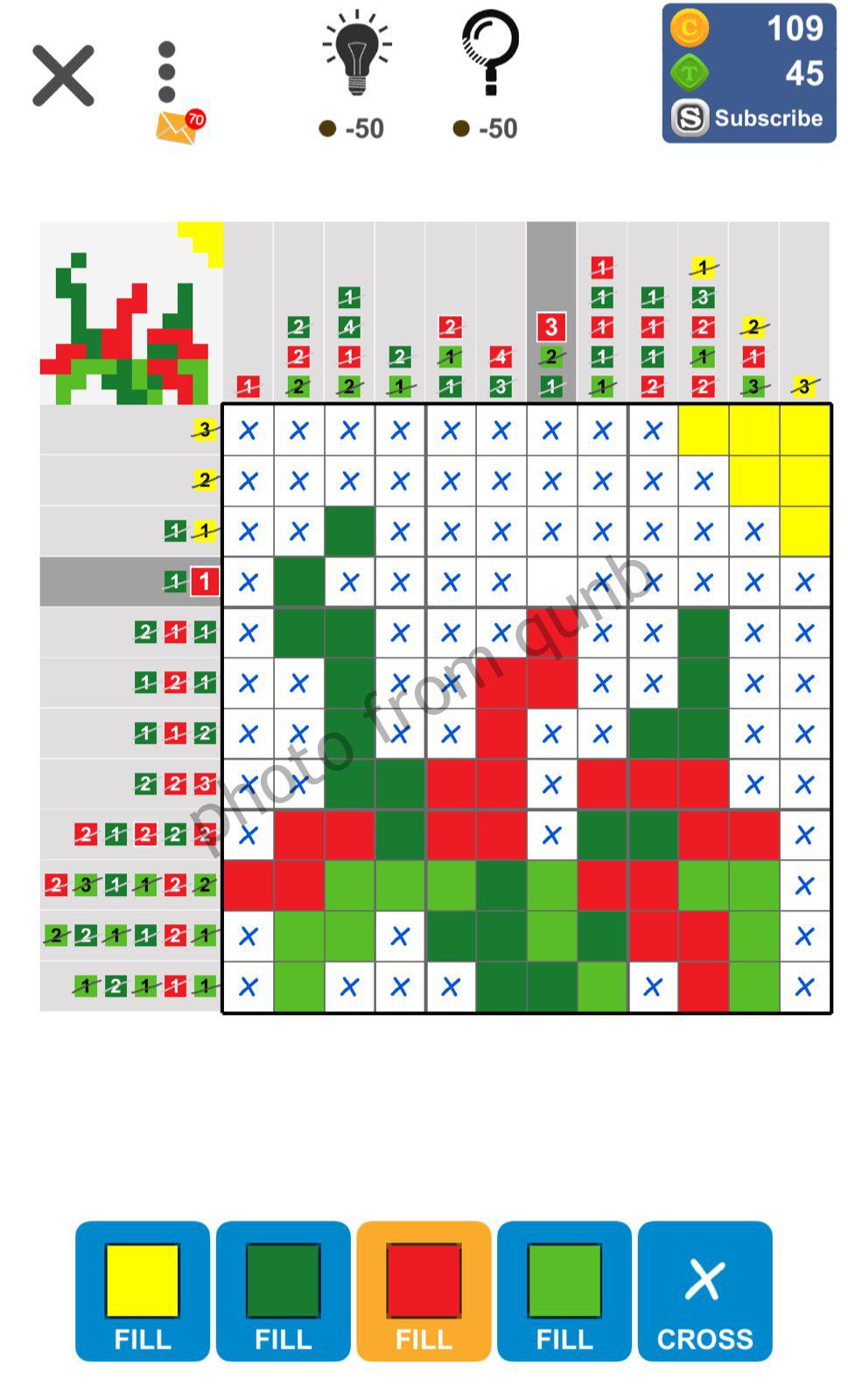 Puzzle Page Picture Cross April 23 2022 Solutions » Qunb