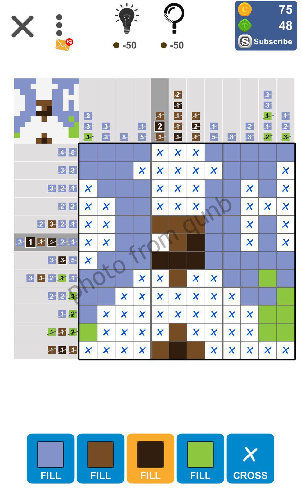 Puzzle Page Picture Cross April 7 » Qunb