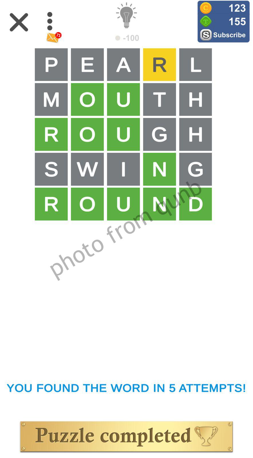 Puzzle Page Wordy May 1 » Qunb