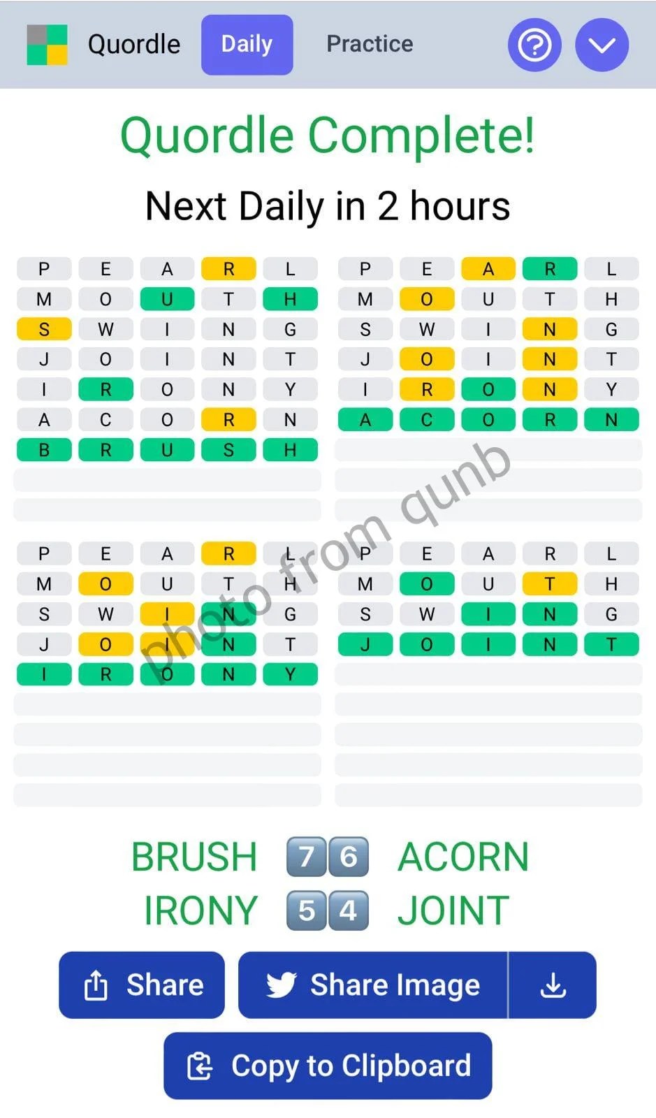 Quordle April 5 » Qunb