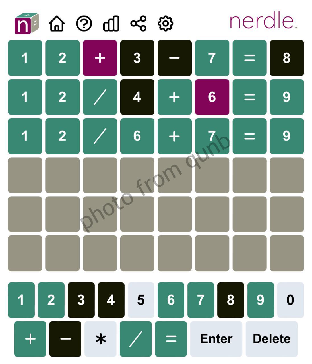 Nerdle May 6 » Qunb