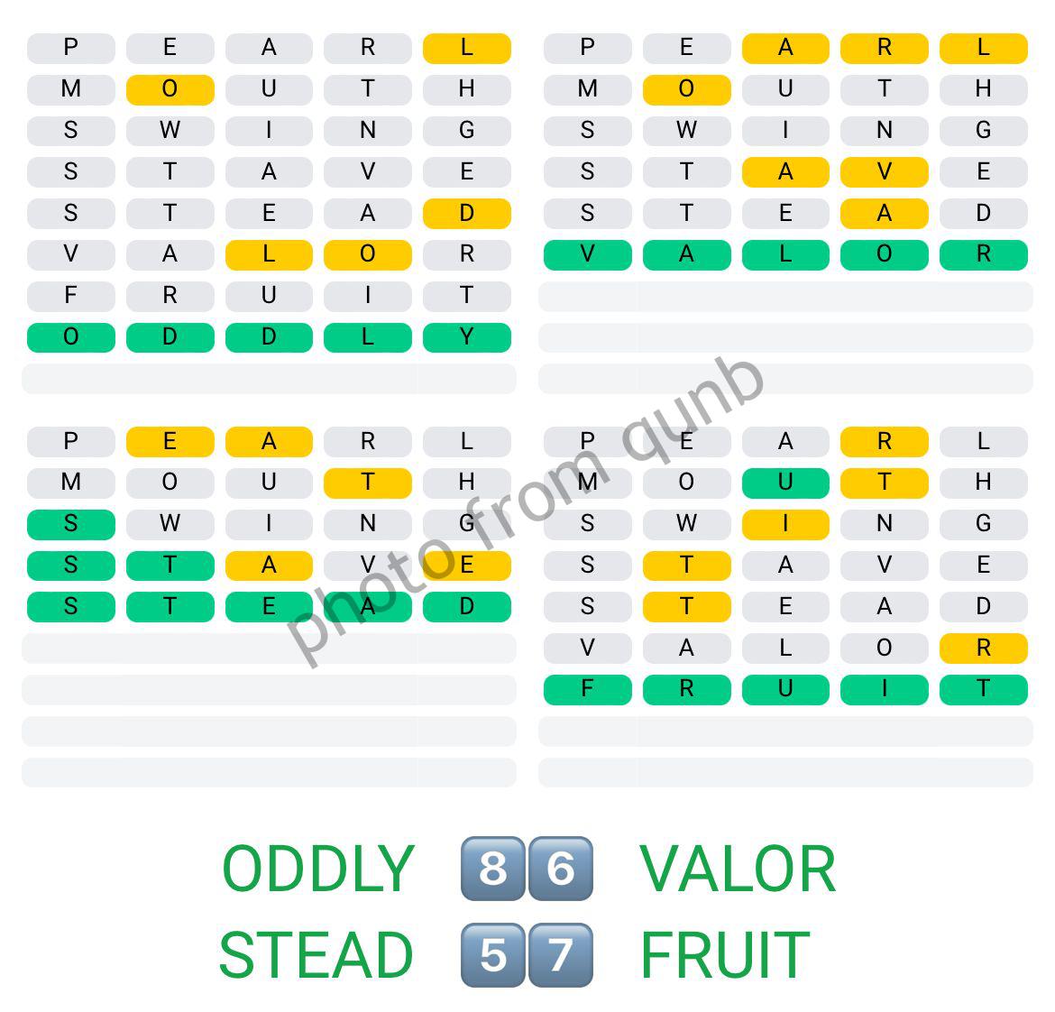 Quordle May 24 » Qunb