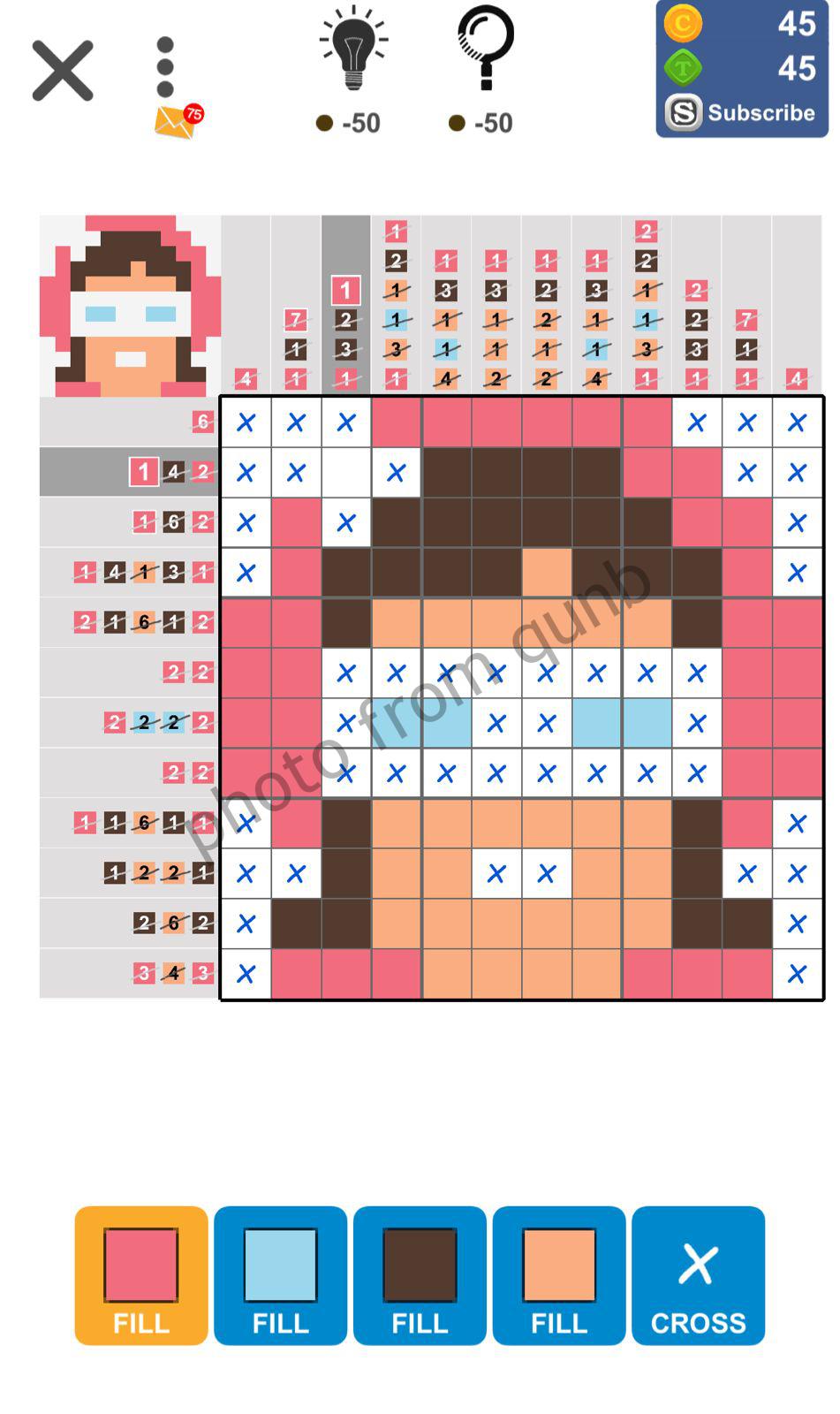 Puzzle Page Picture Cross June 18 » Qunb