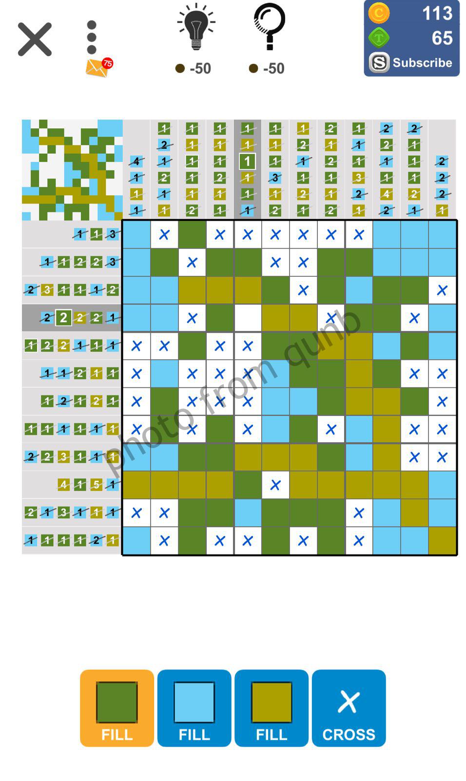 Puzzle Page Picture Cross June 7 » Qunb