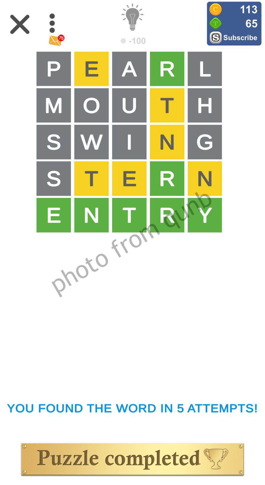 Puzzle Page Wordy June 15 » Qunb