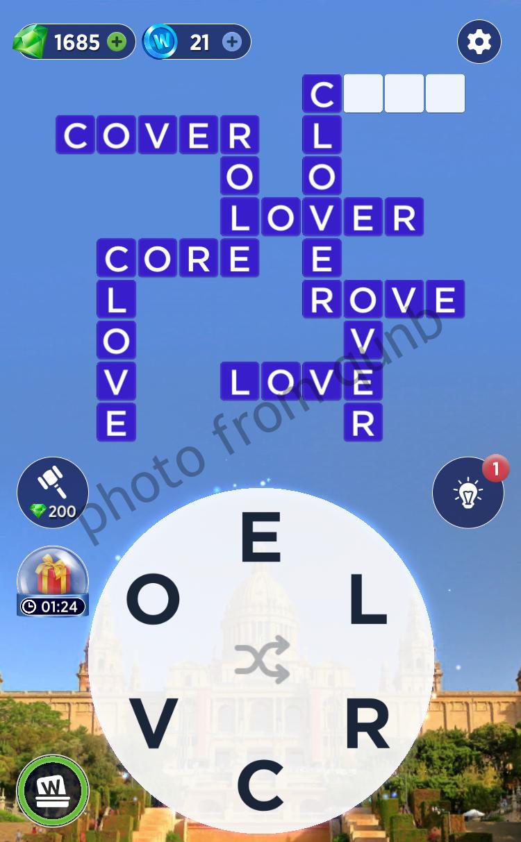 Words of Wonders Level 182 (WOW) Answers and Solutions