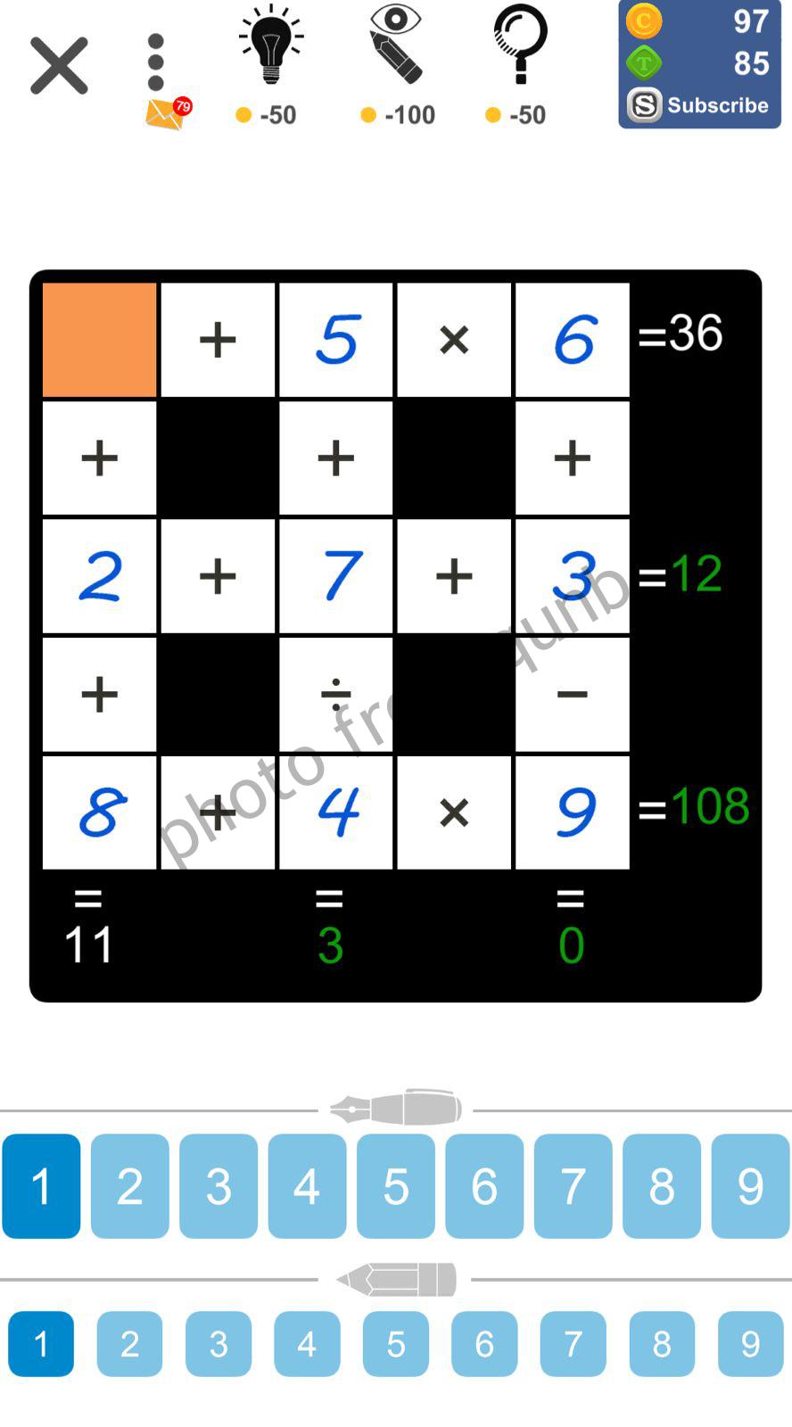 Puzzle Page Cross Sum July 8 2022 Answers » qunb