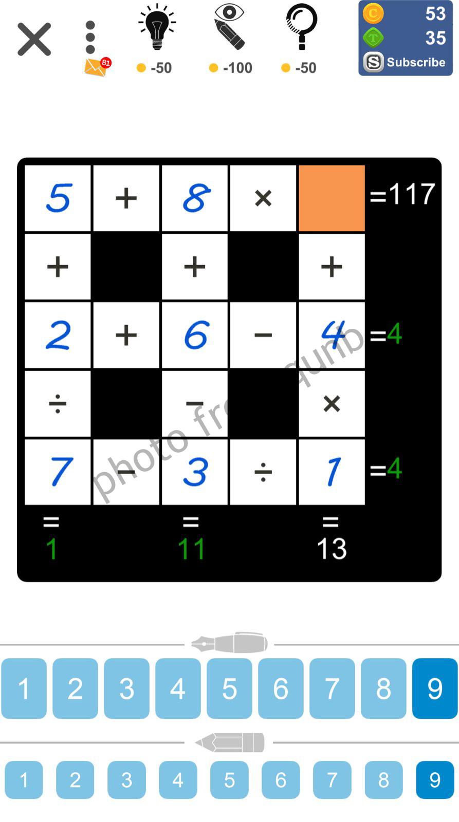 Puzzle Page Cross Sum August 24 2022 Answers » qunb