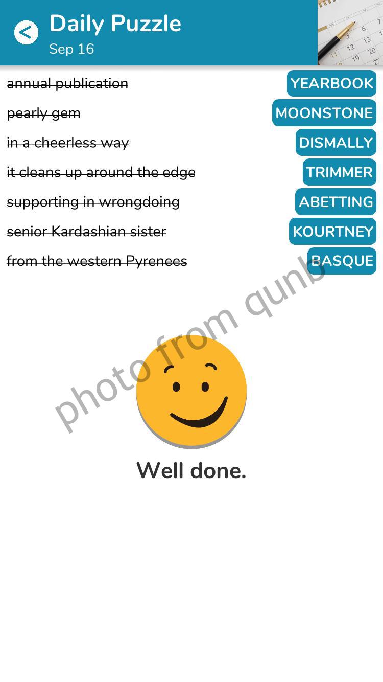 7 Little Words September 16 2022 Answers all in one Page » qunb