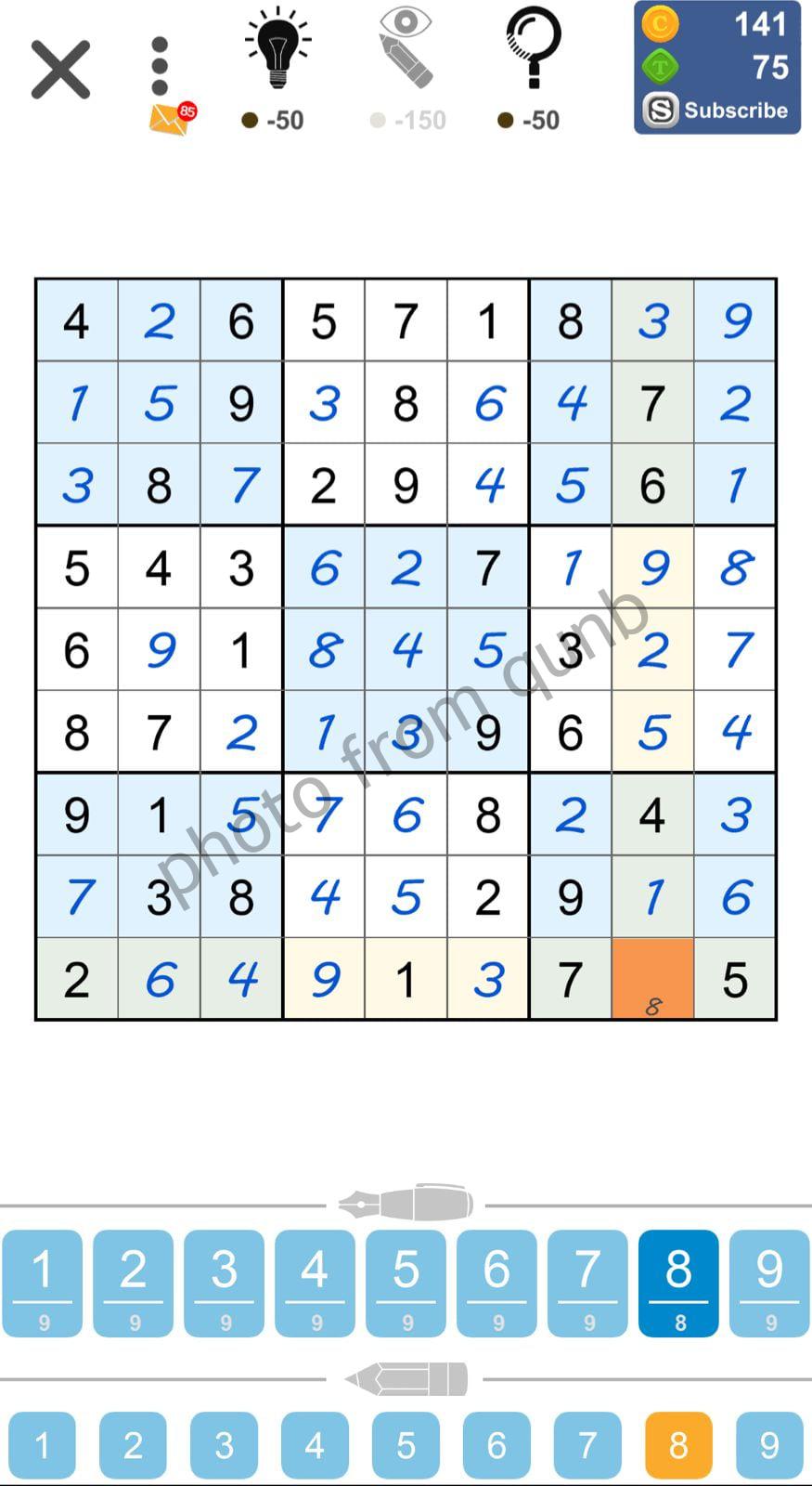 Puzzle Page Sudoku September 8 » qunb