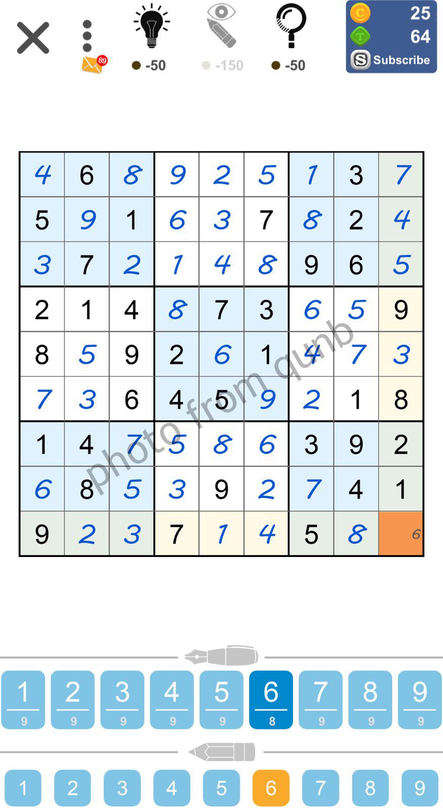 Puzzle Page Sudoku November 1 2022 Solutions » qunb